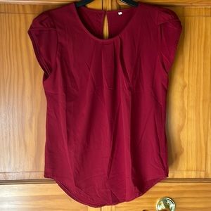 Burgundy Blouse